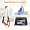 REWKCY 32" Grabber Reacher Tool, 2-Pack Foldable Reacher Grabber Pickup