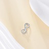 YAFEINI Promise Charm for Bracelet Sterling Silver Infinity Bead Charm