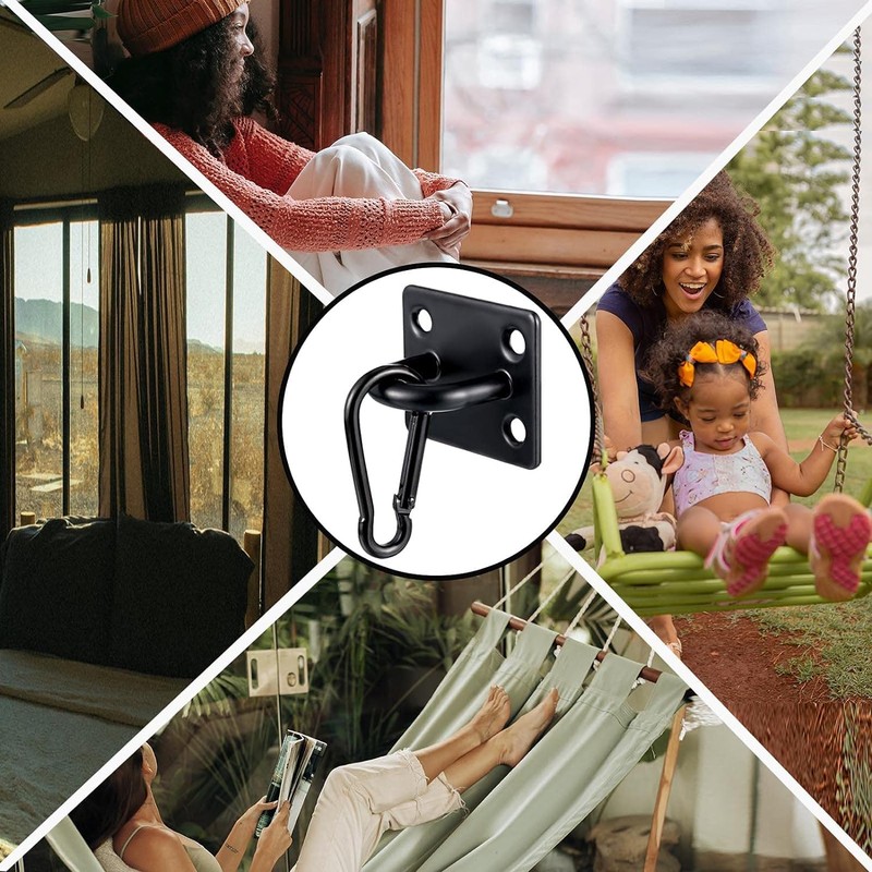 JUTOSU Ceiling Hook Pad Eye Plate Rectangular Eye Plate Wall