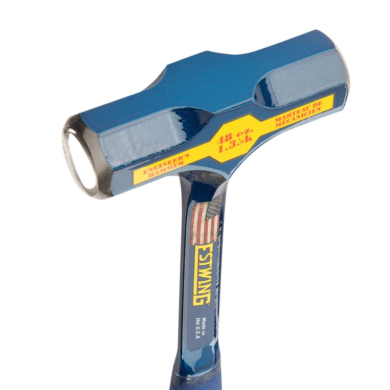 ESTWING BIG BLUE Engineer's Hammer - 48 oz Sledge with