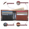 BOTANNER Mens Genuine Leather Bifold Wallet | RFID Blocking, 8