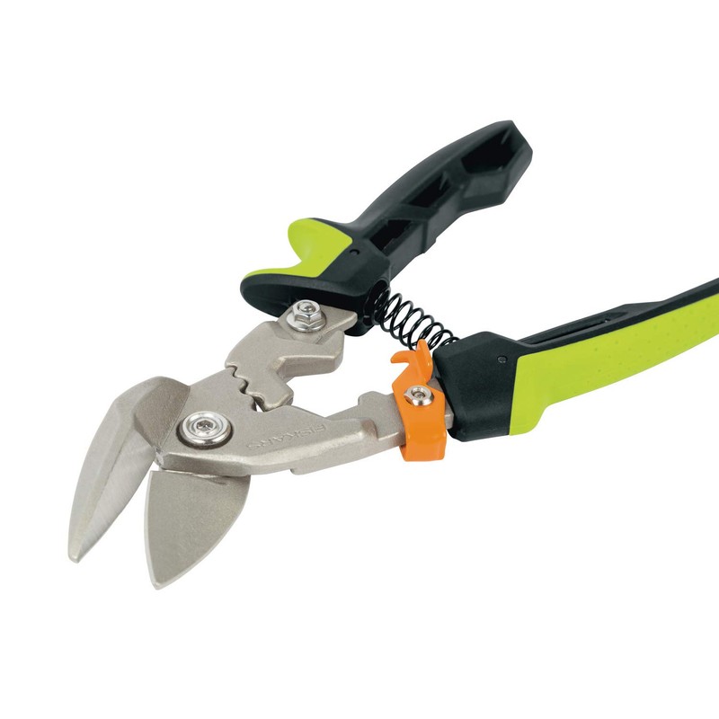 Fiskars PowerGear 1027210 Offset Right Cut Tin Snips Up to
