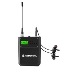 Wireless in Ear Monitor System Bodypacks UHF Channels Auto Scan Frequency Mono/Stereo Receiver with Monitoring Type for Stage, Band, Recording Studio