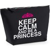 Hippowarehouse Keep calm and be a princess printed make up