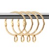 Coideal Open Curtain Rings with Eyelet - 20 Pack 1.5