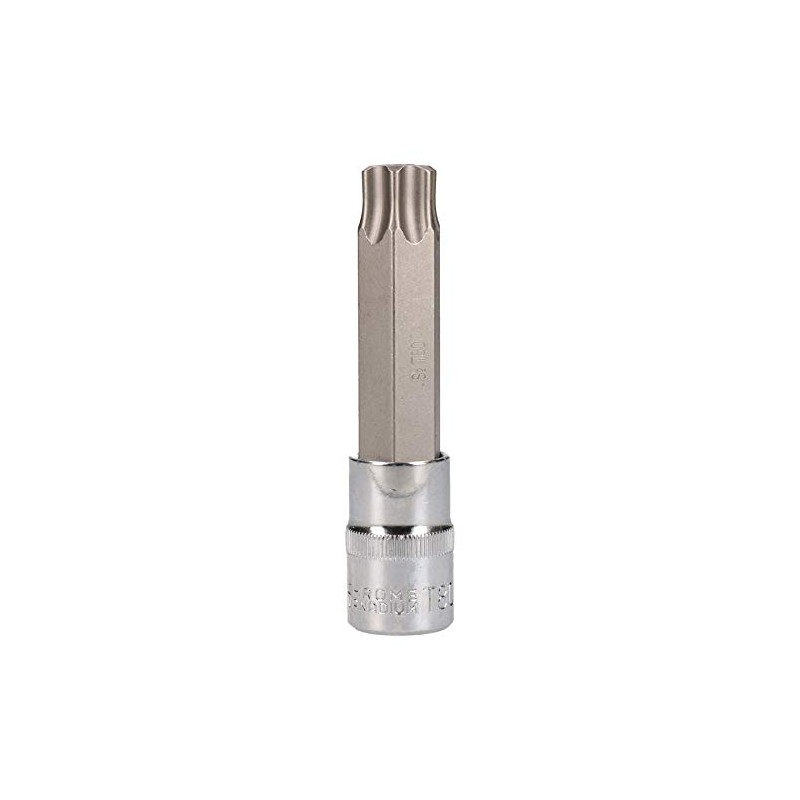 T80 x 100mm 1/2" Drive Torx Star Socket Male Long