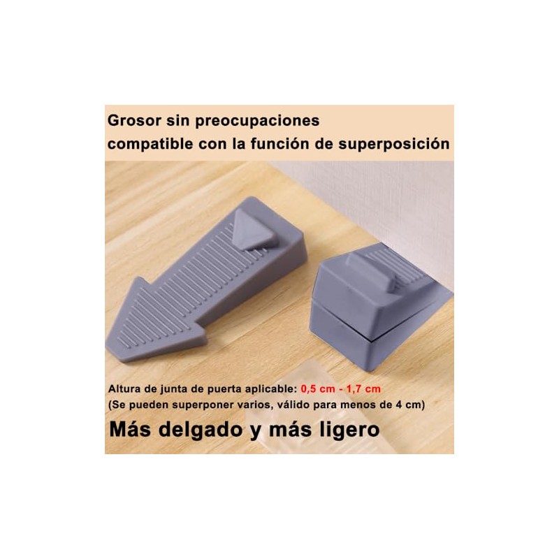 Lumbor37 Tope de Puerta, 4 Piezas Tapones de Goma para