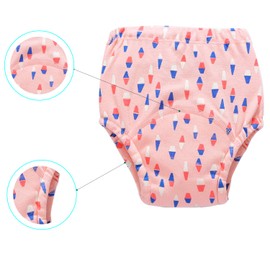 Paquete de 6 pantalones de entrenamiento para niños y niñas, diseños de aprendizaje, ropa interior (1T-5.5T)