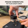 Coyooco Leveler 58 mm für Siebträger | Höhenverstellbarer Kaffee Distributor