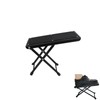 Tyatiyzn Guitar Footstool Adjustable Guitar Stool Foldable Musician Footstool for