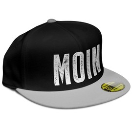 Stylotex Flat Cap Moin Vintage Print, black / grey