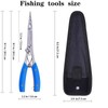 Pezlun Upgraded Multi-Functional Fishing Pliers Fish Beak Clip Separation Ring
