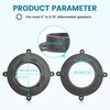 NuIth 6-6.75 inch Front Door Speaker Spacer Bracket Adapter for