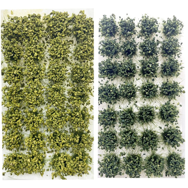 Cayway Pack of 56 Static Grass Tuft Snow Static Grass