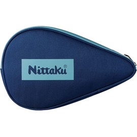 Nittaku NK-7227 Table Tennis Racket Case, Color Logo Full Case, Sax