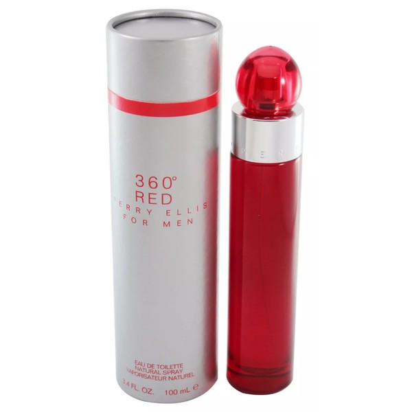 360 RED FOR MEN 3.4/3.3 OZ EDT SPRAY NEW IN