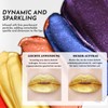 EONFAVE Lippenstift Gold, Glitter Lip Gloss, Diamond Shine Goldener Lippenstift,