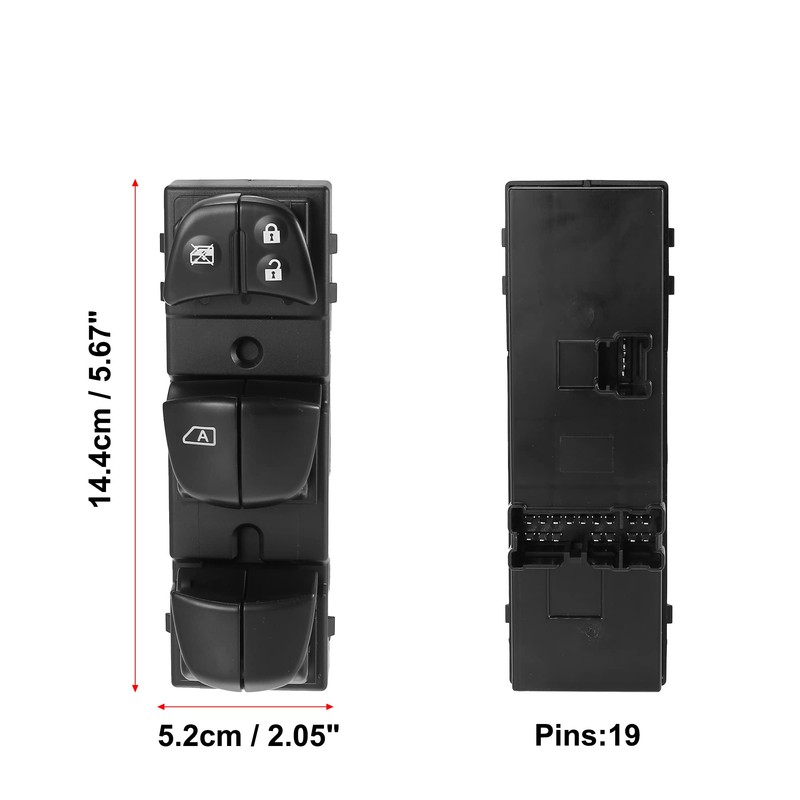 X AUTOHAUX Electric Window Regulator Switch 25401-3DF0B for Nissan Juke