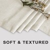 KOUFALL 78 Inch Shower Curtain 72 x 78 Inches Long,Linen