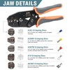 IWISS Ratchet Wire Crimping tool kit w/ 5 Interchangeable Jaws,Wire