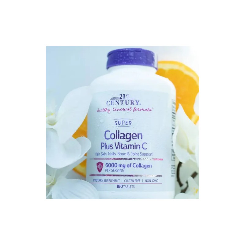 21st Century Súpercolágeno Con Vitamina C 180 Tabs Sfn