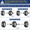 MaxAuto Lawn Mower Tires 13x5.00-6 Flat Free Tire and Wheel