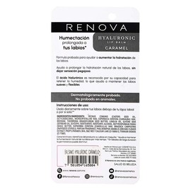 Bálsamo Labial Renova Hyaluronic Caramel 4.8g