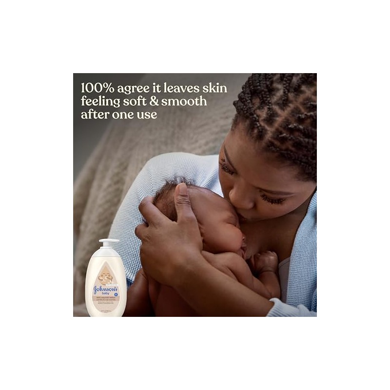 Johnson's Skin Nourish Moisturizing Baby Lotion for Dry Skin with
