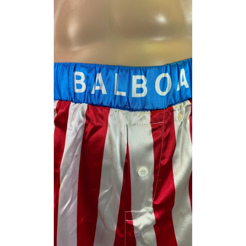 Rocky American Flag Boxing Shorts Apollo Creed Replica Short Trunks