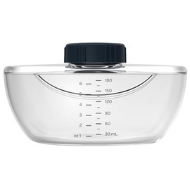 BEABA Collection and Storage Bottle for BEABA Hands-Free Milk Pump, 180 ml, Freezer Safe, Accurate Scale, 180 ml