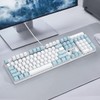 Qisan Mechanical Gaming Keyboard Full Size 104 Keys US Layout