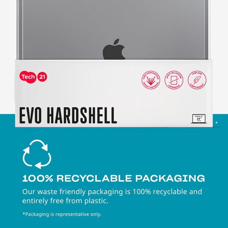Tech21 Evo Hardshell for MacBook Pro 14" (2021-2023) - Clear