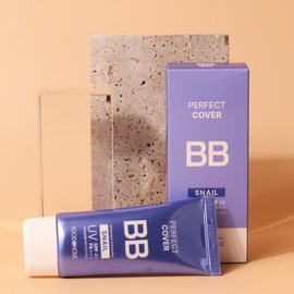 (1+1) Foodaholic Perfect Cover Snail BB Cream 50ml SPF41 / UV Protection Tone-up Glow BB / (1+1)푸드어홀릭 퍼펙트 커버 스네일 비비크림 50ml SPF41 자외선차단 톤업 결광 BB