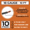 Iron Forge Cable 100 ft 18 Gauge Wire - 10