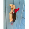 Female Pileated Woodpecker Door Knocker