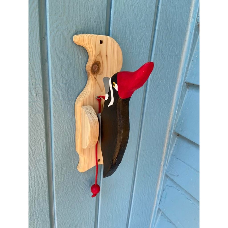 Female Pileated Woodpecker Door Knocker