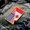Bluyellow Bluyellow 2Pcs Canadian Flag American Flag Patch Sew on