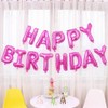 Happy Birthday Letters Aluminum Foil Balloons Set Party Decoration Supplies