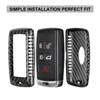 Carbon Fiber Key Fob Cover fits for Land Rover with