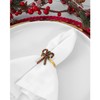 YöL Set Of 6 Deluxe Candy Cane Napkin Rings Christmas