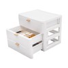 Drawer Box with 3 Closed Desk Storage Box Desk Organiser