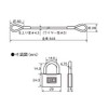 SOL HARD No. 1280-30S Wire & Paddock Cylinder Lock Type