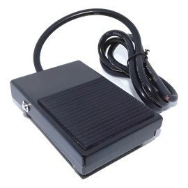 Interruptor De Pedal Metálico Cfs-1 Cntd Negro