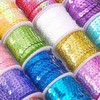Sequin Trim Sequins Ribbon 6mm Strung Metallic Shiny Flat Sequins