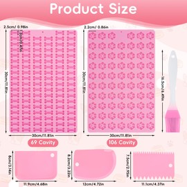 GOTRUST 2er Silikon Backmatte für Hundekekse Mini, Antihaftend Silikonform Hundeleckerli Klein, Wiederverwendbare Silikonmatte Backform, Backmatte für Kekse, Leckerlis, Pralinen