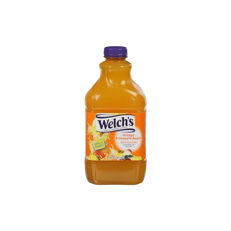Welch's Cocktail Juice, Orange/Pineapple/Apple, 64 Ounce