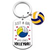 Uerifr Volleyball Gifts for Teen Girls Volleyball Keychain Stuff for