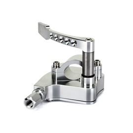 SFriding Universal 7/8" Handlebar Thumb Throttle, for Yamaha Banshee 350 Raptor 350 660R 700 YFZ450 Warrior 350 Bear Tracker 250, for Honda, for Suzuki, for Kawasaki, for Arctic Cat, Silver