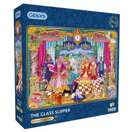 Gibsons The Glass Slipper 1000 Piece Jigsaw Puzzle for Adults | Classic Pantomime of Cinderella Fairytale | Sustainable Premium 100% Recycled Board | Great Gift | Gibsons Games