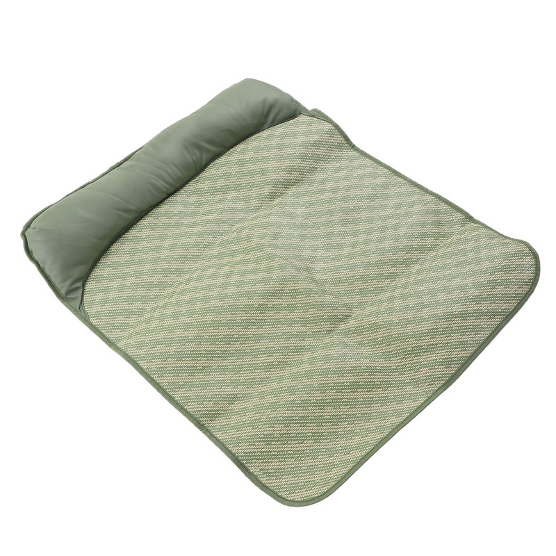 Dog Cooling Mat Breathable Portable Rattan Bed Pet Summer Sleeping